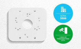 ACESSRIOS INTELBRAS SUPORTE DE POSTE PARA CMERAS DE CFTV VBOX 3000 P