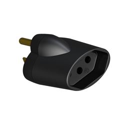 Adaptador Tomada Padr�o Antigo Reverso 15a Dnv - Sts