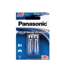 ALCALINA PREMIUM PLATINUM POWER PEQUENA AA C/2 - PANASONIC