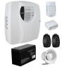 Kit Alarme Residencial Wifi 2 Sensores sem fio, 2 Controles Remoto, Central Cloud 10 EW Genno + Bateria