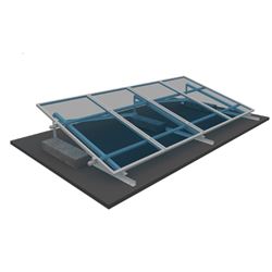 Estrutura Solar Telhado Laje 15� 04 Placas (rs-282) S/ Perf.