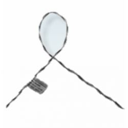 La�o Pre Formado P/ Cabo Drop (arame 1.33mm)-aco''