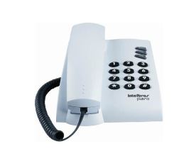 TELEFONE COM FIO PLENO C/ CHAVE CINZA ARTICO - INTELBRAS