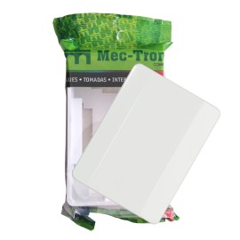 Caixa de Sobrepor Modular 4X2 Branca com Tampa Cega Ideal para Plugs e Conectores de C�meras