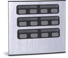 Unidade Externa de Porteiro Eletr�nico Duplo 12 Bot�es   90.02.01.846