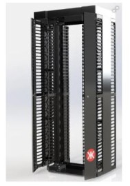 RACK ABERTO 44U COMPLETO PRETO SPACEFLEX MEKANIKA