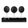 Kit 3 Câmeras com Inteligência Artificial Full HD iM3 Intelbras Branca + 1 NVR Stand Alone 04 Canais 6MP NVD 1304 Intelbras