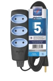 EXTENS�O NO SHOCK PP 2X0,75MM�X 5M GRAFITE