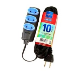 EXTENS�O NO SHOCK PL 2X0,75MM�X 10M GRAFITE