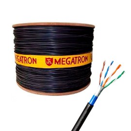Cabo de Rede Lan Blindado Cat5e Externo 305 mts Megatron Homologado Anatel