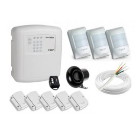 Alarme Completo P/ Casa ou Com�rcio Alard Max 4 C/ Discadora e Controle 5 Sensores Sem Fio e 3 Sensores IVP