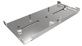 BASE PARA TRILHO DIN - DIO (KIT DE 05 PE�AS)