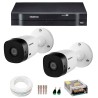 Kit Intelbras 2 Câmeras HD 720p VHL 1120 B + DVR 1104 Intelbras + Acessórios