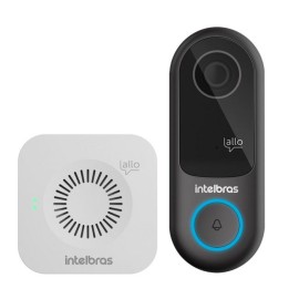V�deo Porteiro Wi-Fi Allo W3+ Intelbras Sem Fio Com Campainha e Abertura de Fechadura. 30265
