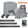 Motor de Portão Automatizador Deslizante Jet Flex DZ Predial 3/4 HP Central Híbrida Bivolt - PPA