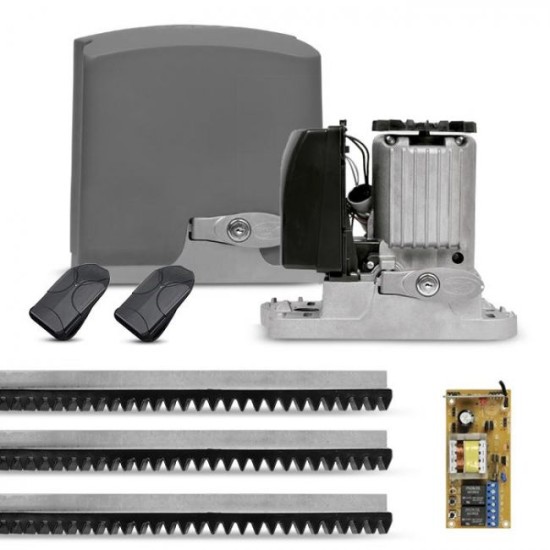 Motor de Portão Kit Automatizador Deslizante Custom DZ Rio Turbo 1/4 HP - PPA
