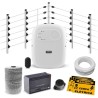 Kit Cerca Elétrica Industrial C/ Big Hastes de 1 Metro e Central de Choque e Alarme Intelbras - 100 Metros de Muro