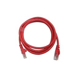 Patch Cord Cftv 2,5 M Cat 6 Rj45/rj45 Pvc Vermelho