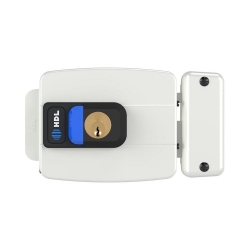 Fechadura C-90 El�trica Pro - Af Aj Bot�o Branca