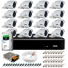Kit 16 Câmeras Orion GS0022 HD 720p Giga Security + DVR com HD 1TB Seagate + Acessórios