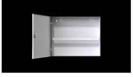 CAIXA MET�LICA VERTICAL FINE PLUS BRANCA