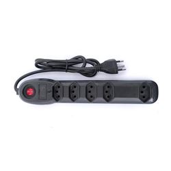 Filtro De Linha Protetor 5 Tomadas Preto - Novo Padr�o