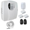 Kit Alarme Residencial Wifi 4 Sensores sem fio, 2 Controles Remoto, Central Cloud 10 EW Genno
