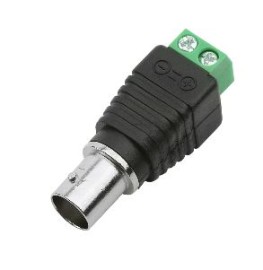 CONECTOR BNC FEMEA COM BORNE - ENCARTELADO COM 5 P�S