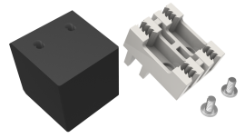 KIT DE GROMMETS E SUPORTES DE CABO DROP FLAT PARA CAIXA DE TERMINA��O OPTICA FK-CTO-16MC