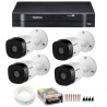 Kit Intelbras 4 Câmeras HD 720p VHL 1120 B + DVR 1004 Intelbras + Acessórios