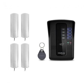 Kit Porteiro Eletr�nico Coletivo Intelbras 4 Pontos Completo Interfone Com Controle de Acesso