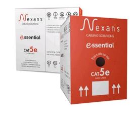 CABO UTP CAT5E CMX 4P 24AWG AZ C/100 - NEXANS