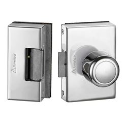 Fechadura Porta De Vidro Furacao 2 Folhas Abert Int Bola