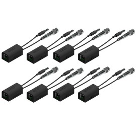 Balun Passivo RJ45 com Alimenta��o Onix Security - 08 Unidades