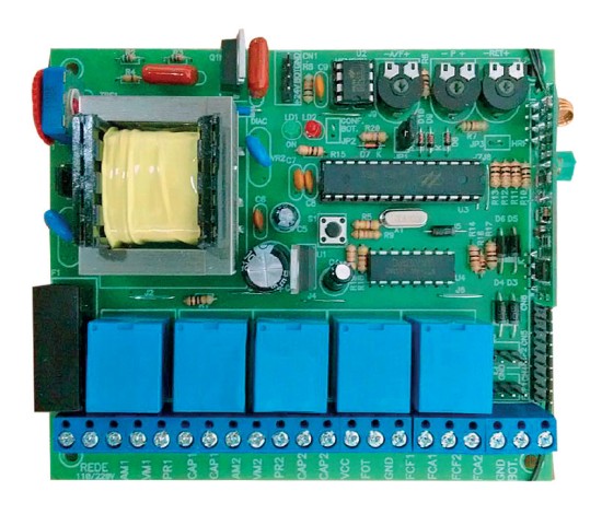 Central de Comando CND CRX - Central Dupla Monofásica c/ Receptor 433