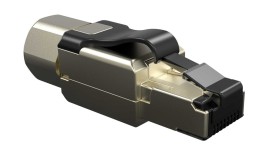         CONECTOR RJ45 MACHO DE CAMPO CAT.6A INDUSTRIAL BLINDADO