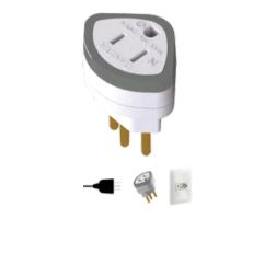 ADAPTADOR 2P+T 10A/250V (A GRANEL)