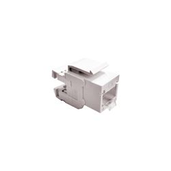 Conector F�mea Rj45 Cat 6 F�mea Keystone Branco C/ Janela