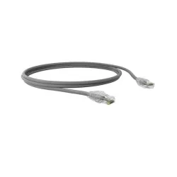 PATCH CORD U/UTP SOHOPLUS CAT.5E CMX T568A/B 2.5M CINZA   SP