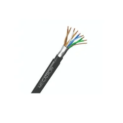CABO LAN CAT.5E CMX F/UTP 4PX24AWG BLINDADO PRETO - 1000 M   SP
