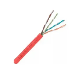 CABO LAN CAT 6 UTP CM - VERMELHO RAL3020 - 305 M STS   SP