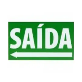 PLACA DE SINALIZACAO NEW SLIM BR-VD sa�da  SETA ESQ   SP