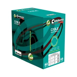 CABO CFTV 24AWG 4 PARES 300 METROS  BRANCO CAIXA   SP