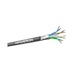 CABO LAN CAT6 CM - F/UTP 4PX23AWG - BLINDADO 500M PRETO   SP