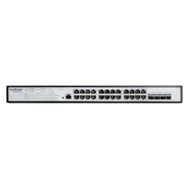 Switch Gerenci�vel L3 com 24 portas Gigabit PoE e 4 SFP+ S3028G-PB Lite INTELBRAS   SP