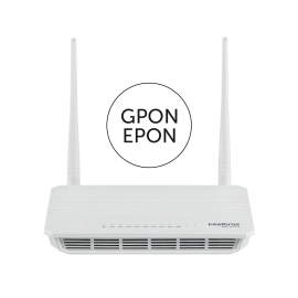 Conversor de sinal GPON/EPON em sinal Ethernet ou Wi-Fi ONT 142N W INTELBRAS   SP