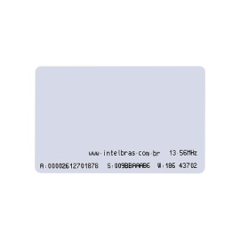 Cart�o de proximidade RFID 13,56 MHz TH 2000 MF INTELBRAS   SP