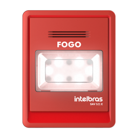 Sinalizador audiovisual endere��vel SAV 521E INTELBRAS - 1   SP