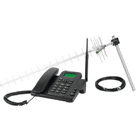 Kit Telefone Celular Fixo GSM (Dual Chip) CFA 4212N INTELBRAS   SP