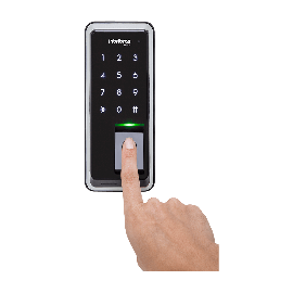 Fechadura digital com biometria FR 220 INTELBRAS - 1   SP